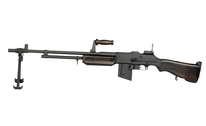 Réplique de mitrailleuse M1918 BAR - Bois véritable [S&T] + 10 CHARGEUR 140BBS